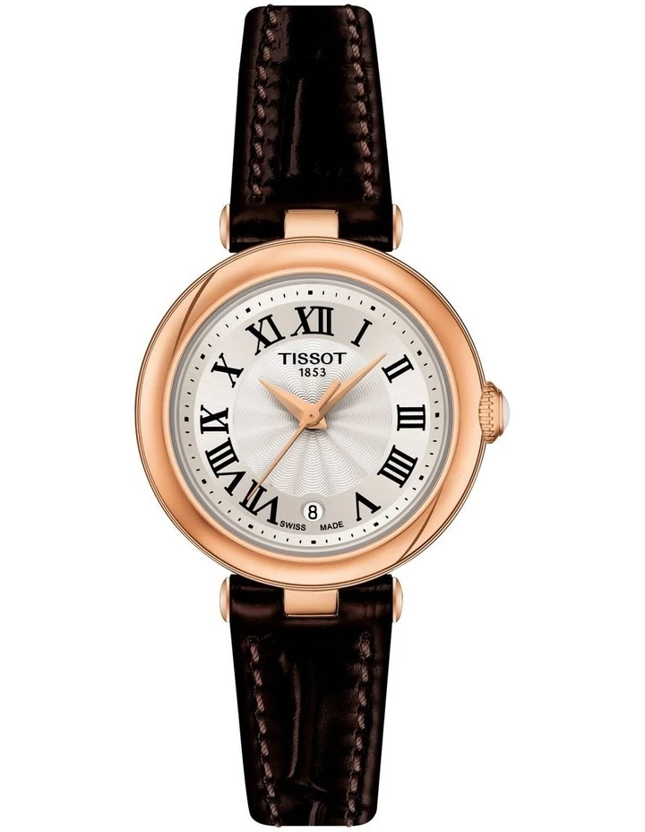 Tissot Bellissima Small Lady Rose Gold Leather Quartz Watch T126.010.36.013.00 1 Tissot Bellissima Small Lady Rose Gold Leather Quartz Watch T126.010.36.013.00