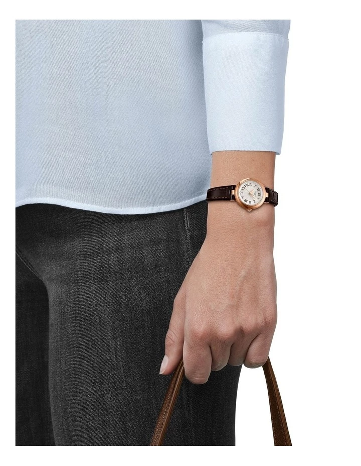 Tissot Bellissima Small Lady Rose Gold Leather Quartz Watch T126.010.36.013.00 2 Tissot Bellissima Small Lady Rose Gold Leather Quartz Watch T126.010.36.013.00 - Image 2