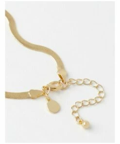 Piper Flat Snake Gold Chain Bracelet -RAY-BAN Online Store 824046850 3 720x928