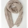 Piper Speckle Knit Ecru Winter Scarf