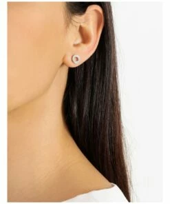 Trent Nathan Diamante Trim Bangle & Earring Silver Set -RAY-BAN Online Store 825340780 6 720x928