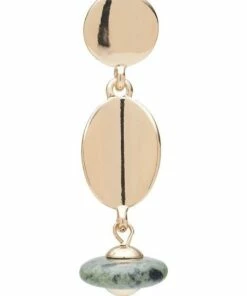 David Lawrence Trio Metal & Stone Green Drop Earrings -RAY-BAN Online Store 826565410 3 720x928