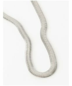 Trent Nathan Silver Snake Chain Necklace