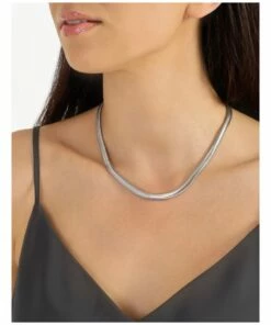 Trent Nathan Silver Snake Chain Necklace -RAY-BAN Online Store 827592130 4 720x928