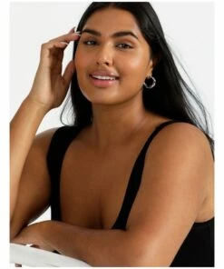 Trent Nathan Sculptural Molten Silver Hoop Earrings