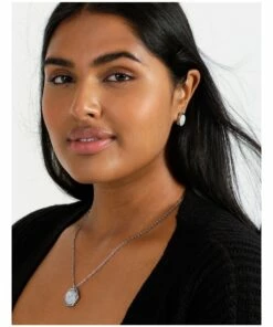 Trent Nathan Geometric Silver/Bone Charm Necklace -RAY-BAN Online Store 827593390 4 720x928