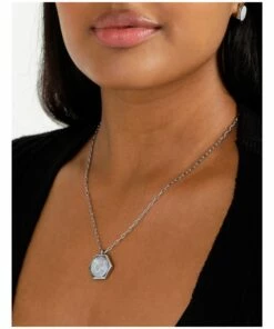 Trent Nathan Geometric Silver/Bone Charm Necklace -RAY-BAN Online Store 827593390 6 720x928