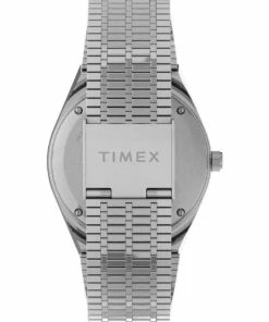 Timex Womens Q Silver Stainless Steel Analog Watch -RAY-BAN Online Store 827762320 3 720x928