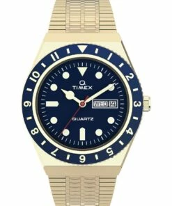 Timex Q Diver Gold Stainless Steel Quartz Watch