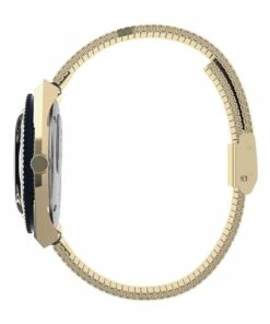 Timex Q Diver Gold Stainless Steel Quartz Watch -RAY-BAN Online Store 827762950 3 720x928