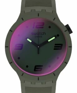 Swatch Futuristic Green Watch