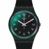 Swatch La Night Black Plastic Quartz Watch