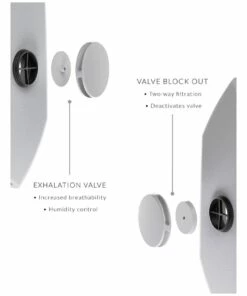 LiTMUS LAB Airflex Grey Foam Face Mask -RAY-BAN Online Store 828236260 3 720x928