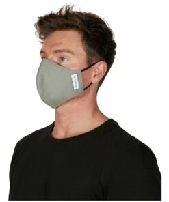 The Good Mask Double Layered Sage/Navy Face Mask 2 Pack