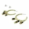 Peter Lang Eliza Gold Hoop Earrings