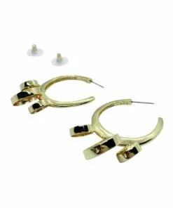 Peter Lang Eliza Gold Hoop Earrings