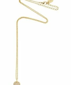 Estella Bartlett Pave Gold Plated Disc Necklace -RAY-BAN Online Store 831616390 3 720x928