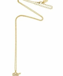 Estella Bartlett Lovestruck Pave Cubic Zirconia Gold Necklace -RAY-BAN Online Store 831616750 3 720x928