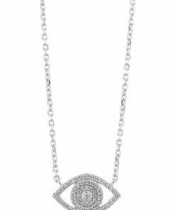 Sally Skoufis Protection Pendant Sterling Silver Necklace
