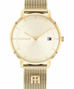 Tommy Hilfiger Quartz Ionic Plated Gold Steel Watch 1782286