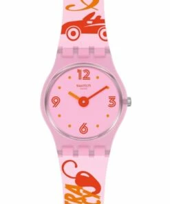Swatch #Chillipassion Pink Quartz Watch