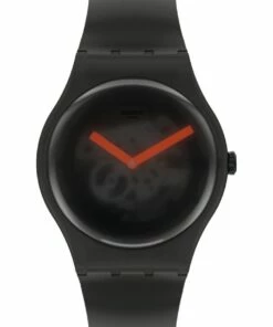 Swatch Black Blur Watch