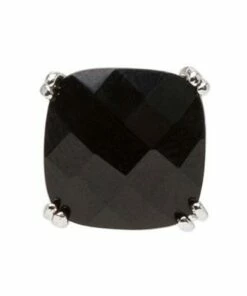 Gregory Ladner Square Faceted Stud Silver Earrings -RAY-BAN Online Store 833181320 3 1 720x928