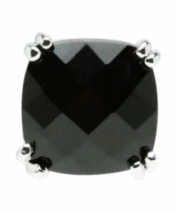 Gregory Ladner Square Faceted Stud Silver Earrings -RAY-BAN Online Store 833181320 3 720x928