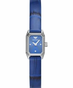 Emporio Armani Blue Leather Analog Watch AR11346