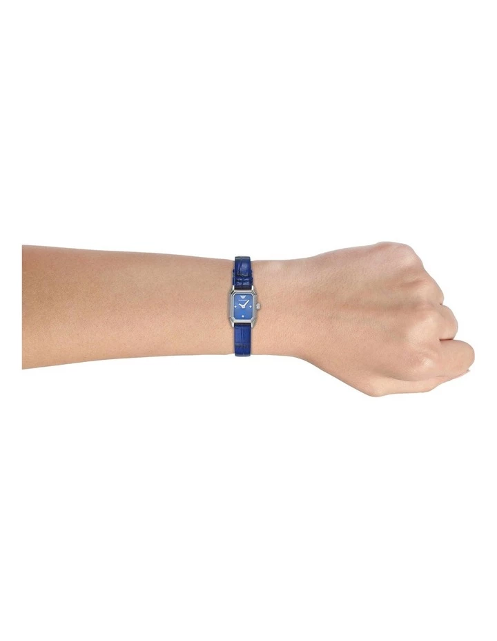 Emporio Armani Blue Leather Analog Watch AR11346 2 Emporio Armani Blue Leather Analog Watch AR11346 - Image 2