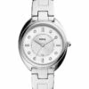 Fossil Gabby Silver Stainless Steel Analog Watch ES5069