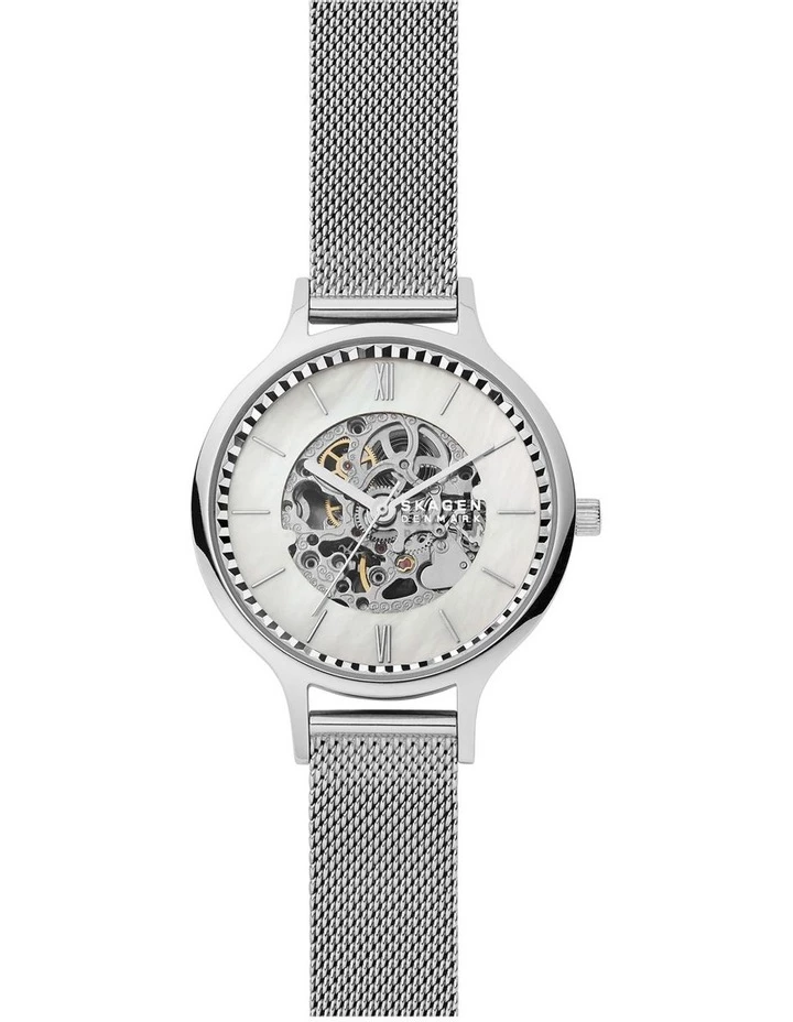 Skagen Anita Silver Stainless Steel Analog Watch SKW2958 1 Skagen Anita Silver Stainless Steel Analog Watch SKW2958