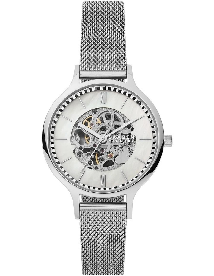 Skagen Anita Silver Stainless Steel Analog Watch SKW2958 5 Skagen Anita Silver Stainless Steel Analog Watch SKW2958 - Image 5