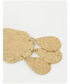 Piper Hammered Metal Stone Camel Drop Earrings -RAY-BAN Online Store 835290730 5 720x928