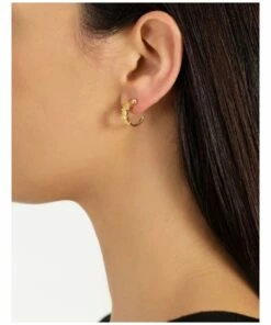 Piper Stone Multipack Camel Earrings