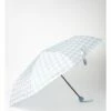 Miss Shop Blue Gingham Foldable Umbrella