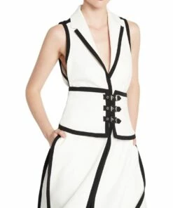 Sass & Bide Moonbeams Ivory Corset Belt