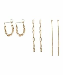 Seed Heritage Paper Clip Chain Earring Pack
