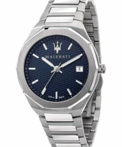 Maserati Stile Blue Dial Bracelet Blue Stainless Steel Sport Watch