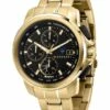 Maserati Successo Solar Gold Gold Stainless Steel Chronograph Watch