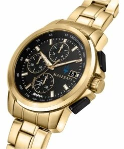 Maserati Successo Solar Gold Gold Stainless Steel Chronograph Watch -RAY-BAN Online Store 840873430 5 720x928