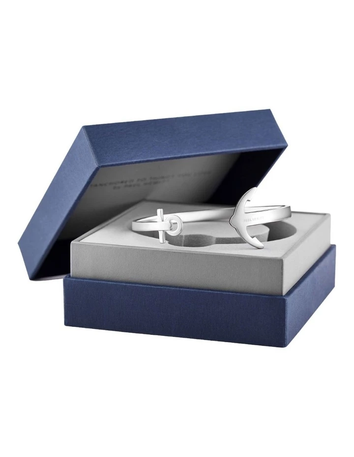 Paul Hewitt PH Ancuff Bracelet, Stainless Steel, Small Size 155mm 3 Paul Hewitt PH Ancuff Bracelet, Stainless Steel, Small Size 155mm - Image 3