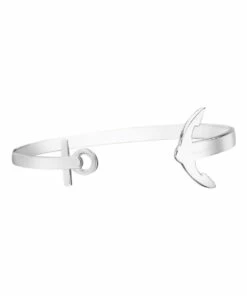 Paul Hewitt PH Ancuff Silver Stainless Steel Bracelet