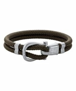 Paul Hewitt PH Phinity Green Nylon XL Bracelet