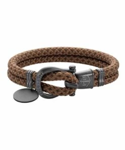 Paul Hewitt PH Phinity Brown Nylon XL Bracelet -RAY-BAN Online Store 841024000 4 720x928