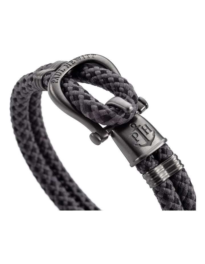 Paul Hewitt Phinity Black Nylon XL Bracelet 3 Paul Hewitt Phinity Black Nylon XL Bracelet - Image 3