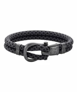Paul Hewitt Phinity Black Nylon XXL Bracelet