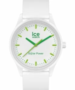 ICE-Watch Solar Power Nature Medium White Silicone Solar Watch
