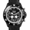 ICE-Watch Ice Dune Large Black Silicone Chronograph Watch