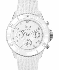 ICE-Watch Ice Dune Large White Silicone Chronograph Watch